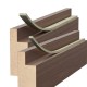 WHITE ADHESIVE DRAUGHT EXCLUDER 9x6 10m DRAUGHT EXCLUDERS - RUBBER SEALS